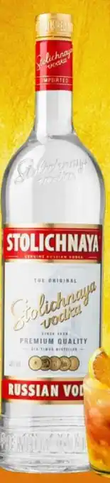 Gall & Gall Stolichnaya Vodka 1L aanbieding