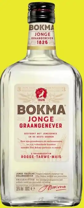 Gall & Gall Bokma Jonge Graanjenever 1L aanbieding