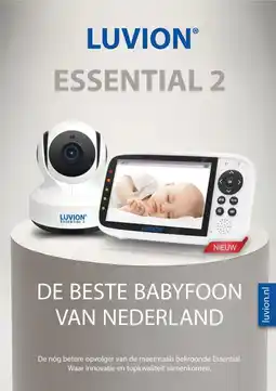 Van Asten BabySuperstore Babyfoon Luvion Essential 2 White aanbieding