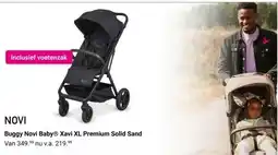 Van Asten BabySuperstore Buggy Novi Baby Xavi XL Premium Solid Sand aanbieding