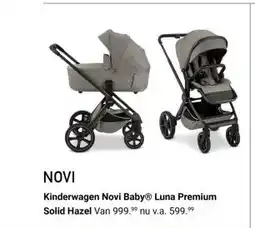 Van Asten BabySuperstore Kinderwagen Novi Baby Luna Premium Solid Hazel aanbieding