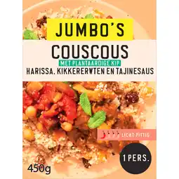 Jumbo Jumbo's Vriesverse Maaltijd Couscous Vegan 450g aanbieding