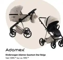 Van Asten BabySuperstore Kinderwagen Adamex Quantum Star Beige aanbieding