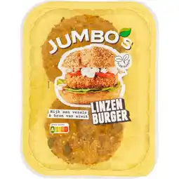 Jumbo Jumbo's Linzen Burger 200 g aanbieding