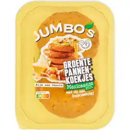 Jumbo Jumbo's Groentepannenkoekjes Mexicaanse Stijl 240 g aanbieding