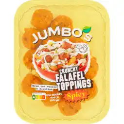 Jumbo Jumbo's Crunchy Falafel Toppings Spicy 160 g aanbieding
