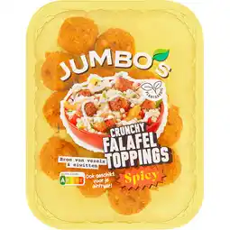 Jumbo Jumbo's Crunchy Falafel Toppings Spicy 160 g aanbieding