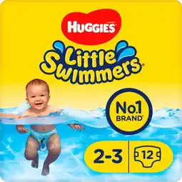 Etos Huggies Little Swimmers Zwem Luiers Maat 2-3 Extra Small (3 Tot 8 KG) 12 stuks aanbieding