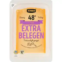 Jumbo Jumbo Kaas Extra Belegen 48+ Stuk 525 g aanbieding