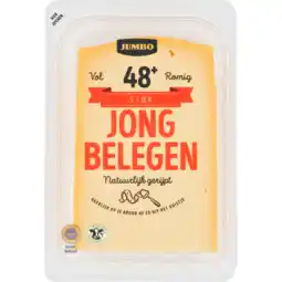 Jumbo Jumbo Kaas Jong Belegen 48+ Stuk 535 g aanbieding