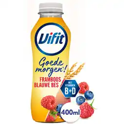 Jumbo Vifit Goedemorgen! Drinkzuivel Framboos/Blauwe Bes 400 ml aanbieding