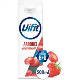 Jumbo Vifit drinkyoghurt aardbei 500 ml aanbieding