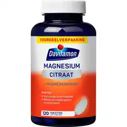 Etos Davitamon Magnesium Citraat Tabletten 120 stuks aanbieding