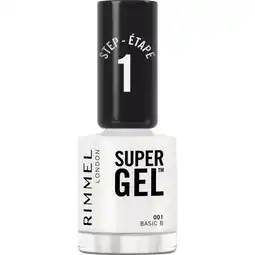 Etos Rimmel London Super Gel Nailpolish 001 Basic B 12 ML aanbieding