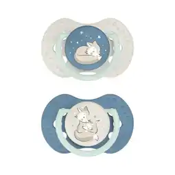 Etos Difrax Dynamic Fopspeen 18+M Night&Day Boy aanbieding