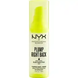 Etos NYX Professional Makeup Plump Right Back Primer & Serum PLPR01 30 ML aanbieding