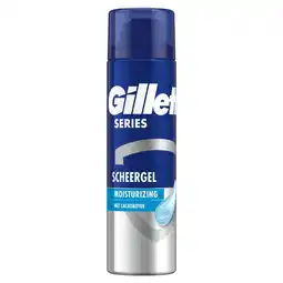 Etos Gillette Scheergel Met Cacaoboter 200 ML aanbieding