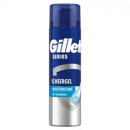 Etos Gillette Scheergel Met Cacaoboter 200 ML aanbieding