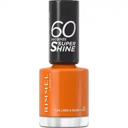 Etos Rimmel London 60 Seconds Supershine Nagellak - Oranje - 151 Tan Lines & Good Times aanbieding