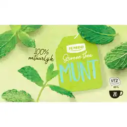 Jumbo Jumbo Groene Thee Munt 20 Stuks 30 g aanbieding