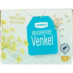 Jumbo Jumbo Kruidenthee Venkel 15 Stuks aanbieding