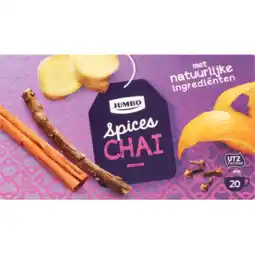 Jumbo Jumbo Spices Chai 20 Stuks aanbieding