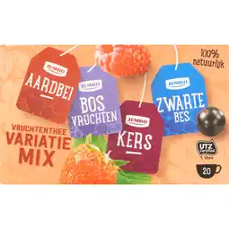 Jumbo Jumbo Vruchtenthee Variatie Mix 20 Stuks aanbieding