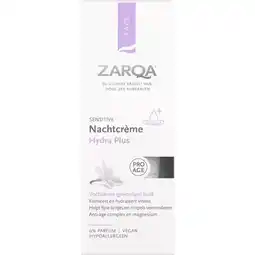Etos Zarqa Hydra Plus Sensitive Nachtcrème 50 ML aanbieding
