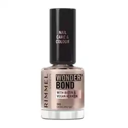 Etos Rimmel London Wonder'Bond Care+Color Nagellak - Taupe - 005 Grab and Go aanbieding
