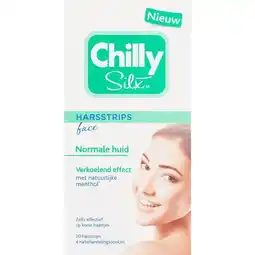 Etos Chilly Silx Harsstrips Face Normale Huid 20 stuks aanbieding