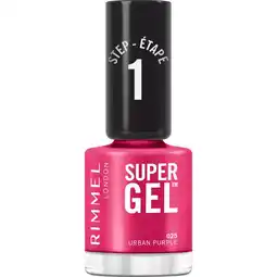 Etos Rimmel London Super Gel Nailpolish - 025 Urban Purple aanbieding