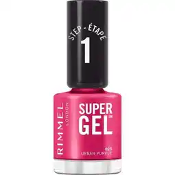 Etos Rimmel London Super Gel Nailpolish - 025 Urban Purple aanbieding