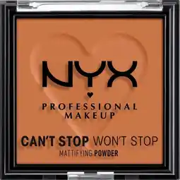 Etos NYX Professional Makeup Can't Stop Won't Stop Mattifying Powder Mocha aanbieding