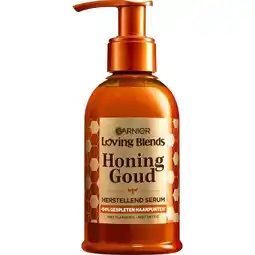 Etos Garnier Loving Blends Honing Goud Herstellend Haarserum 115 ML aanbieding