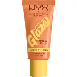 Etos NYX Professional Makeup Buttermelt Glaze Skin Tint SPF 30 3 Cashew Butta aanbieding