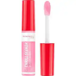 Etos Rimmel London Thrill Seeker Glassy Gloss Lipgloss 150 Pink Candy 10 ML aanbieding
