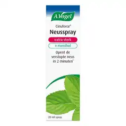 Etos A.Vogel Cinuforce Neusspray Sterk +menthol aanbieding