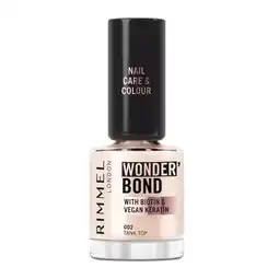 Etos Rimmel London Wonder'Bond Care+Color Nagellak - Creme - 002 Tank Top aanbieding