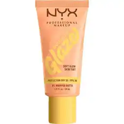 Etos NYX Professional Makeup Buttermelt Glaze Skin Tint SPF 30 1 Whipped Butta aanbieding
