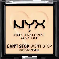 Etos NYX Professional Makeup Can't Stop Won't Stop Mattifying Powder Fair aanbieding