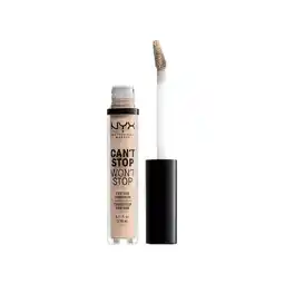 Etos NYX Professional Makeup Can't Stop Won't Stop Concealer 2 Alabaster 3,5 ML aanbieding