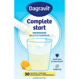 Etos Dagravit Complete Start Kids Multivitamine Citroen 30 stuks aanbieding