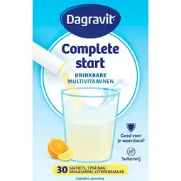 Etos Dagravit Complete Start Kids Multivitamine Citroen 30 stuks aanbieding