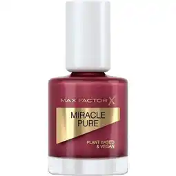 Etos Max Factor Miracle Pure Vegan Nagellak 373 Regal Garnet aanbieding