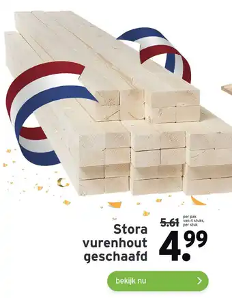 GAMMA Stora vurenhout geschaafd aanbieding