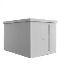 Praxis Biohort Metalen Tuinhuis Neo - Zilver Metallic - 236x348cm - Enkele Deur aanbieding