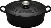 Bol.com Le Creuset Tradition Braadpan - ovaal - 27 cm - Zwart aanbieding