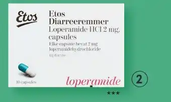 Etos Etos Diarreeremmer loperamide aanbieding