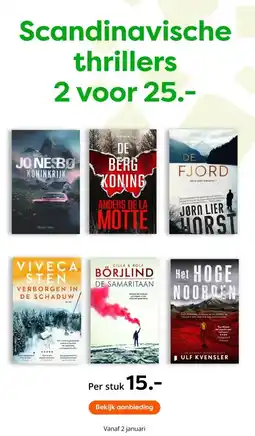 The Read Shop Scandinavische thrillers aanbieding