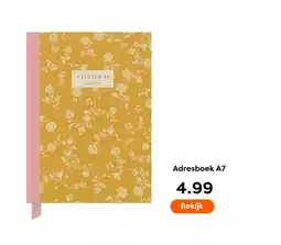 The Read Shop Adresboek A7 aanbieding